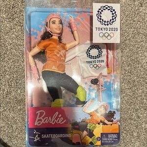 Skateboarding Barbie